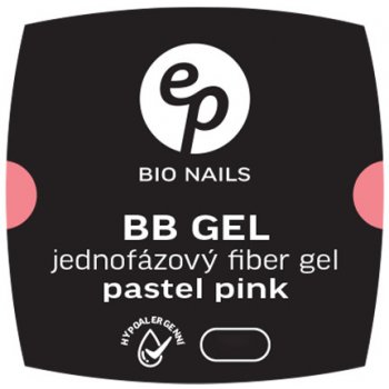 BIO nails BB Fiber PASTEL PINK jednofázový hypoalergenní gel 15 ml