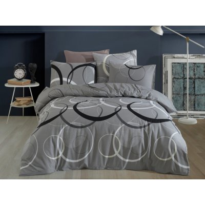 Brotex povlečení bavlna Toronto grey 220x220 70x90 – Zboží Mobilmania