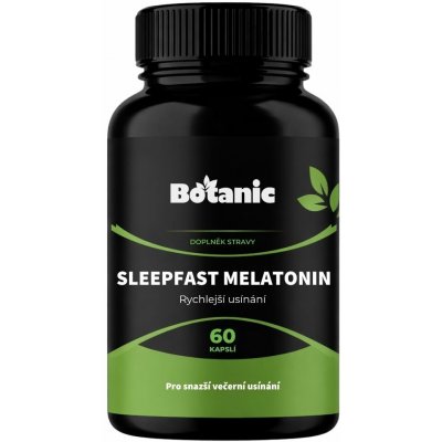 Botanic SleepFast Melatonin Rychlejší usínání 60 kapslí – Hledejceny.cz
