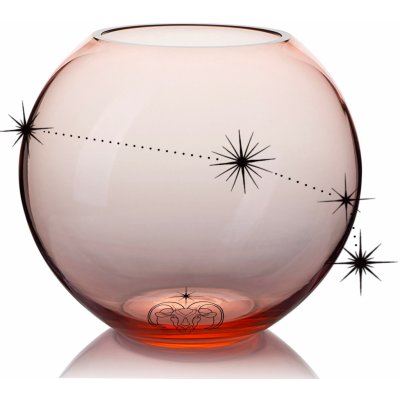Skloglass Horoskop Váza 150mm BERAN Barvy: Křišťál – Hledejceny.cz