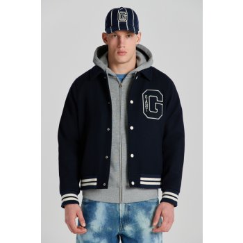 Gant Wool Varsity Jacket modrá