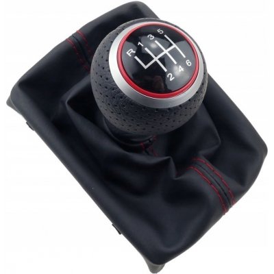 PROTEC Řadící páka s manžetou Audi A4 B8 2007-2015 6st červené prošití | Zboží Auto