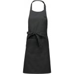 Kariban Zástěra Sommelier K890 s laclem COT20K89067099-dark grey Šedá tmavá – Hledejceny.cz