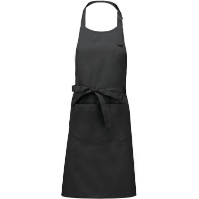 Kariban Zástěra Sommelier K890 s laclem COT20K89067099-dark grey Šedá tmavá – Hledejceny.cz