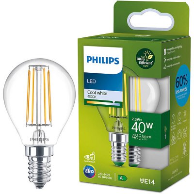 Philips 40W P45 E14 4000K CL UE SRT4 929003801301 – Zboží Živě