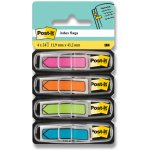 3M Post-it Index 684 - samolepicí záložky - 11,9×43,2 mm, 4×24 šipek, neonové barvy – Zboží Mobilmania