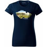 Darré Dámské tričko České Švýcarsko námořnická modrá – Zboží Dáma