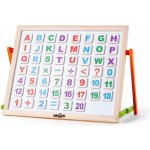 Woody Magnetická tabulka s ABC na stůl – Zboží Mobilmania