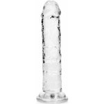 Realrock Realistické dildo s přísavkou transparentní 15,5 cm – Zboží Dáma