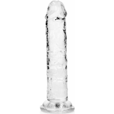 Realrock Realistické dildo s přísavkou transparentní 15,5 cm – Zboží Dáma