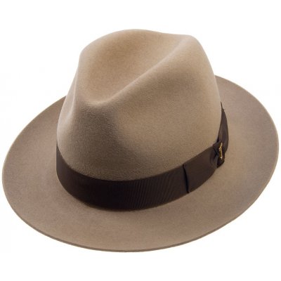 Plstěný klobouk Tonak Fedora Stretti 12515/17/P9470 béžový – Zboží Mobilmania