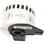 Etikety / štítky pro tiskárny BROTHER QL - typ DK-22223 - kompatibilní - 50 mm x 30,48 m, bílá (papírová samolepící role) – Zboží Živě