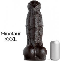 Mr. Hankey’s Toys Minotaur XXXL prémiové silikonové dildo s Vac U Lock 37,6 x 7 - 11,4 cm