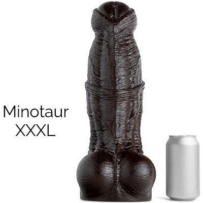 Mr. Hankey’s Toys Minotaur XXXL prémiové silikonové dildo s Vac U Lock 37,6 x 7 - 11,4 cm – Zboží Mobilmania