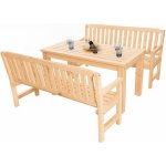 DEOKORK Masivní zahradní sestava z borovice LONDON 1+2 (32 mm) 150 cm – Hledejceny.cz