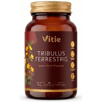 Vitie Kotvičník zemní Tribulus extrakt – 95 % saponinů, 90 kapslí – Hledejceny.cz