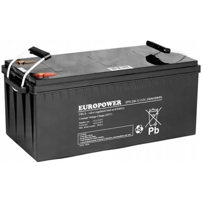 EUROPOWER 12 V 230 Ah – Zbozi.Blesk.cz