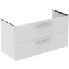 Koupelnový nábytek Ideal Standard i.Life B 63x120x51 cm, 2 zásuvky, pravá, matná bílá T5587DU