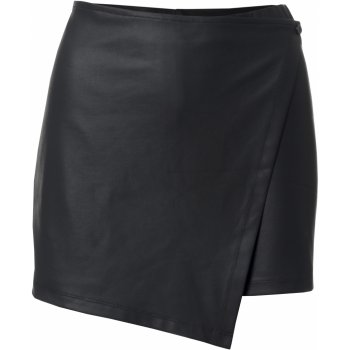 Esmara dámská kalhotová sukně v koženém vzhledu černá