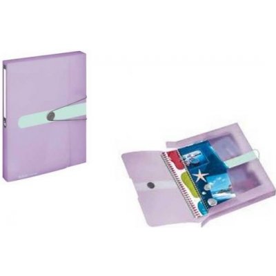 HERLITZ Box na spisy A4/4 PP lila – Zboží Živě