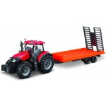 Bburago FARMLAND Case IH Optum CVX 300 s nízkopodlažním přívěsem 10 cm – Zboží Dáma
