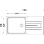 Sinks Perfecto 1000 Pureblack – Zboží Mobilmania