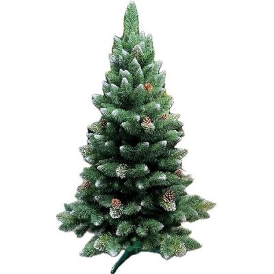 Alpina Vánoční stromek ZASNĚŽENÁ BOROVICE se šiškami výška 150 cm – Zboží Mobilmania