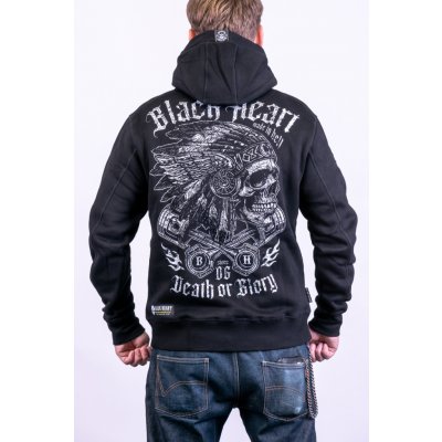 Zip BLACK HEART HURON Černá – Zboží Mobilmania