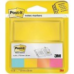 Samolepicí záložky, mix barev, 20x38 mm, 4x50 listů, 3M POSTIT – Hledejceny.cz