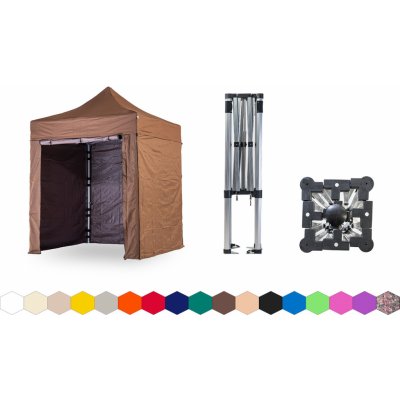 TENTino SMALL HEXAGON 2x2 m 10A - HNĚDÁ – Hledejceny.cz