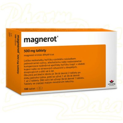 MAGNEROT 500MG TBL NOB 100 II – Hledejceny.cz