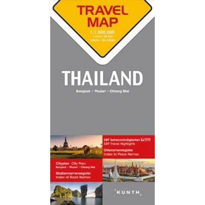 Thajsko 1:1,5M TravelMap