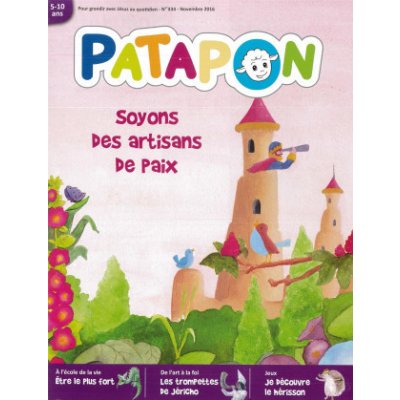 Patapon Novembre 2016 N°434 - Soyons des artisans de paix – Hledejceny.cz