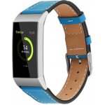 BStrap Leather Italy Small řemínek na Fitbit Charge 3 / 4, blue SFI006C05 – Hledejceny.cz