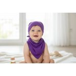 Dětský bavlněný šátek fialová – Zboží Dáma