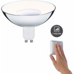 Paulmann LED žárovka 4,9W stříbrnobílá 3000K 230V GU10, tříkrokové stmívání – Hledejceny.cz