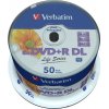 Verbatim DVD+R 8,5GB 8x, printable, spindle, 50ks (97693)