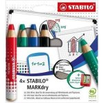 Stabilo Markdry 648/4 na bílé tabule sada 4 barvy – Zboží Mobilmania