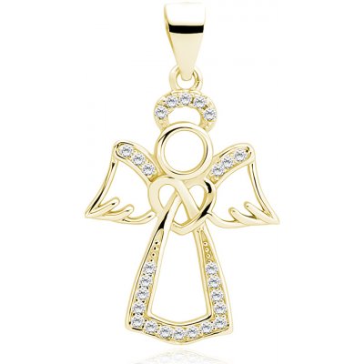 Lunica Stříbrný přívěsek ZLATÝ ANDĚL 0149 – Zboží Mobilmania