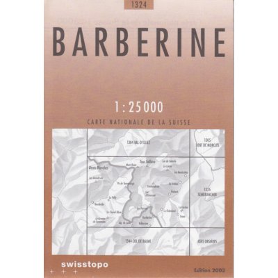 mapa Barberine 1:25 t.