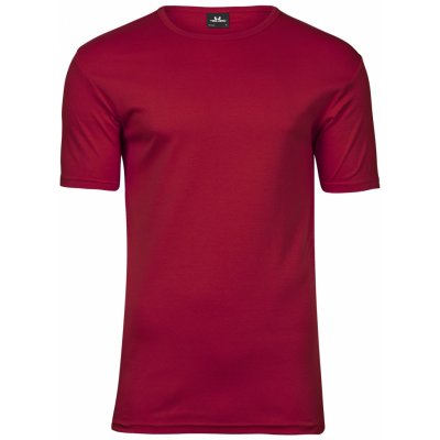 Silné bavlněné tričko Tee Jays Interlock červená – Zboží Mobilmania
