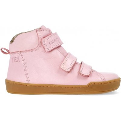 Crave Snowfield dětské zimní zateplené barefoot boty pink – Sleviste.cz