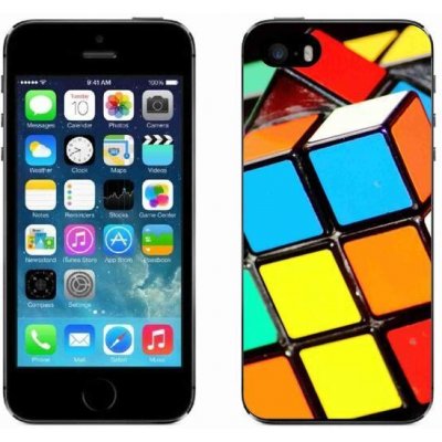 Pouzdro mmCase Gelové iPhone 5/5s - rubikova kostka – Zboží Mobilmania