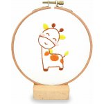 Stoklasa Dětská vyšívací sada s předtištěným motivem 940199/7 žirafa průměr 11cm – Hledejceny.cz