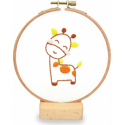 Stoklasa Dětská vyšívací sada s předtištěným motivem 940199/7 žirafa průměr 11cm – Hledejceny.cz