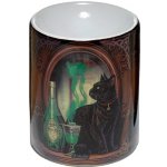 Lisa Parker Aroma lampa s kočkou a zelenou vílou design – Zboží Dáma