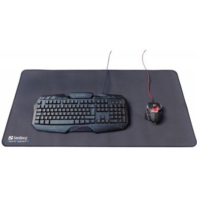 Sandberg Gamer Desk Pad XXXL, podložka pod myš a klávesnici, černá – Zboží Mobilmania