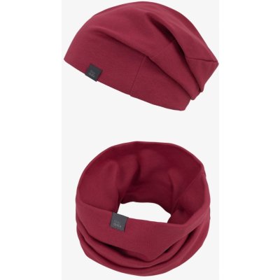 Doke Set čepice a nákrčník organic eart red – Sleviste.cz