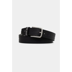 Pepe Jeans kožený pásek ELMER BELT pánský černá PM021029