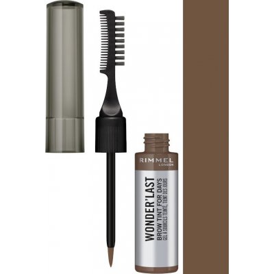 Rimmel Permanentní barva na obočí Wonder´last 003 Medium Brown 4,5 ml – Zboží Mobilmania